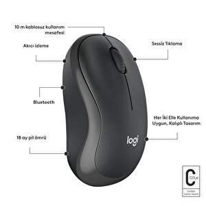 Logitech M240 Sessi̇z Mouse Grafit 910-007119