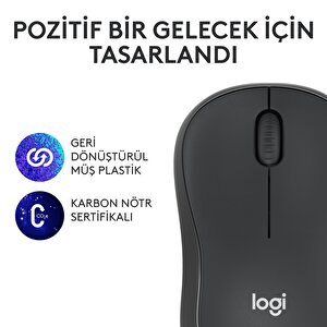 Logitech M240 Sessi̇z Mouse Grafit 910-007119