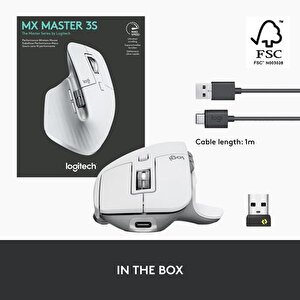 Logitech Mx Master 3s Kablosuz Mouse - Beyaz