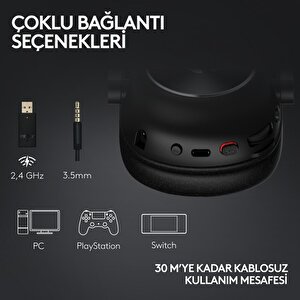 Logitech G Pro X 2 Lightspeed Kablosuz Dts:x Headphone 2.0 - 7.1 Surround Ses Oyun Kulaklığı - Beyaz