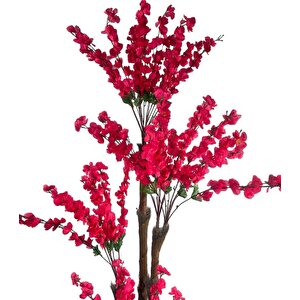 Yapay Ağaç Bahardalı Japon Kiraz Çiçeği 4katlı Fuşya 170*65cm