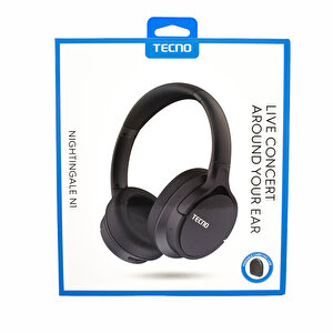 Tecno Pova 5 Pro Nightingale-n1 Kablosuz Wireless Extra Bass Kulaklık Siyah