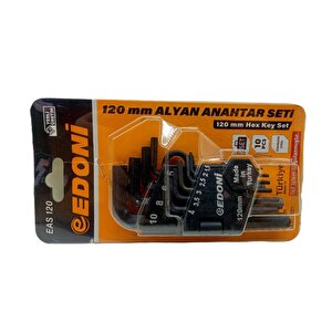 Edoni 120 Mm 10 Parça Siyah Alyan Seti