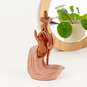 Zen El Geri Akışlı Şelale Tütsülük (pembe)