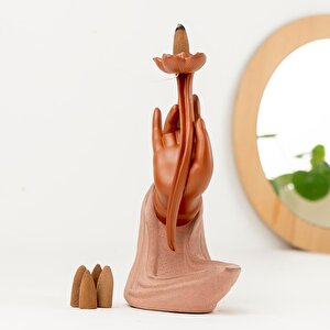 Zen El Geri Akışlı Şelale Tütsülük (pembe)
