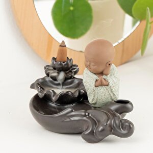 Zen Buddha Temalı Geri Akışlı Tütsülük