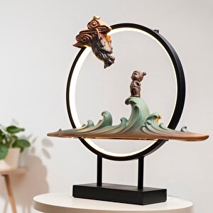 Dragon Temalı Led Işıklı Geri Akışlı Şelale Tütsülük