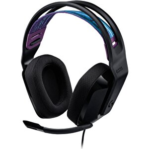 Logitech G335 Kablolu Kulak Üstü Oyuncu Kulaklığı - Siyah 981-000978