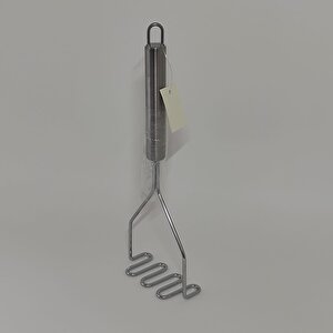 Paslanmaz Çelik Kancalı Metal Patates Ezici 26-9 Cm Patates Püre Yapıcı