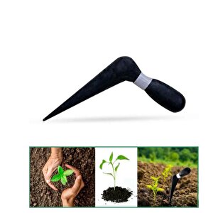 Fide Dikme Aparatı Tohum Küçük Ağaç Dikme Aparatı Bitki Ekme Sivri Uç 18 Cm