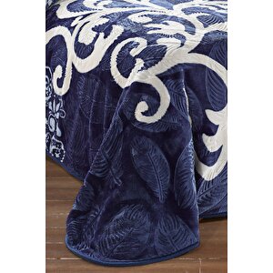 4 Kg Battaniye Supersoft Embos Kalın Yumuşak Peluş Çift Kişilik Yumoş 220x240 Cm