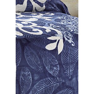 4 Kg Battaniye Supersoft Embos Kalın Yumuşak Peluş Çift Kişilik Yumoş 220x240 Cm
