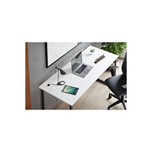Çalışma Masası Bilgisayar Masası Ofis Masası - Beyaz 60 X 140 Cm