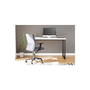Çalışma Masası Bilgisayar Masası Ofis Masası - Beyaz 60 X 120 Cm Beyaz