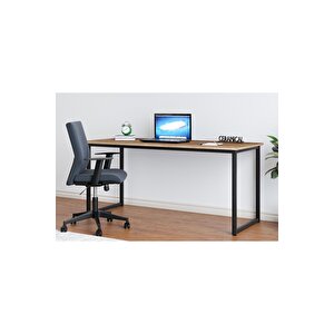 Çalışma Masası Bilgisayar Masası Ofis Masası - Ceviz 60 X 160 Cm Ceviz