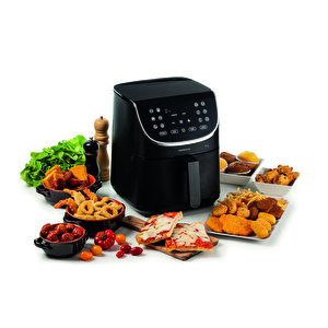 Kenwood Sicak Hava Fritozu Air Fryer Xxxl Siyah Hfp80.000bk