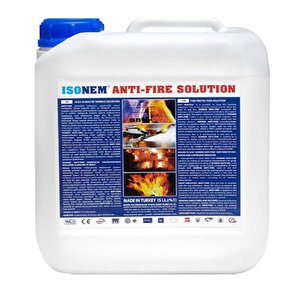İsonem Anti Fire Alev Almaz Yanmaz Solüsyon 5 Lt