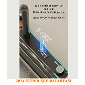 2024 Süper Şef Mutfak Eviye Bataryası Akıllı Dijital Triple Şelale Bardak Yıkayıcılı
