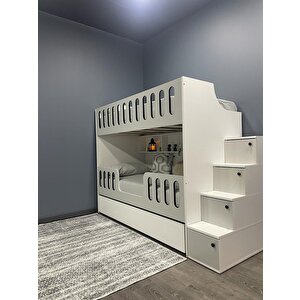 Yakamoz Yavrulu Seyyar Merdivenli Ranza  Gb 1 Montaj Dahil