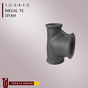 Siyah İnegal Te 1"-3/4"-3/4"