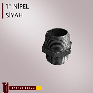 Trakya Döküm Siyah Nipel
