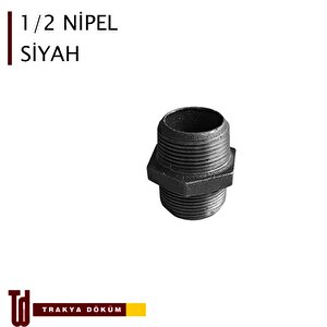Siyah Nipel 3/4"
