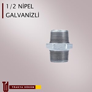Galvanizli Nipel 3/4"