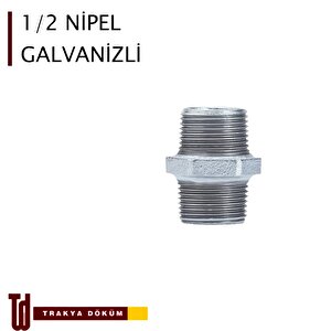 Galvanizli Nipel 11/2"