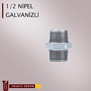 Galvanizli Nipel 11/2"