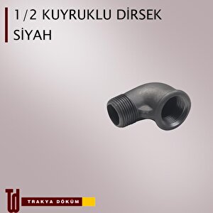 Siyah Kuyruklu Dirsek 11/2"