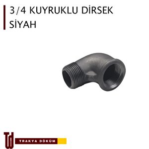 Trakya Döküm Siyah Kuyruklu Dirsek