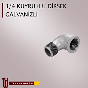 Trakya Döküm Galvanizli Kuyruklu Dirsek