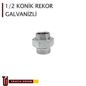 Galvanizli Konik Rakor 1"