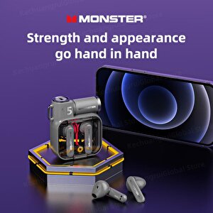 Monster Airmars Xkt15 Gaming Bluetooth Kulaklık Mor