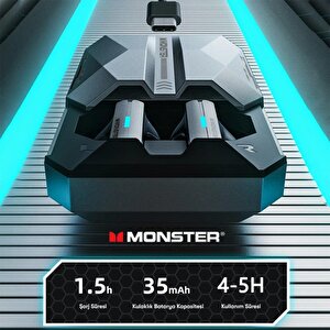 Monster Airmars Xkt11 Gaming Bluetooth Kulaklık Gri