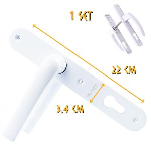 Pvc Pimapen Kapı Kolu - Yale - 1 Takım