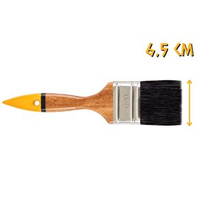 İzmir Fırça Luna Ahşap Saplı Yağlı Boya Fırçası No: 2.5 - 6.5 Cm