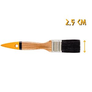 İzmir Fırça Luna Ahşap Saplı Yağlı Boya Fırçası No: 1 - 2.5 Cm.