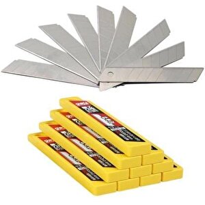 Maket Bıçağı Falçata Yedeği 18 X 0.5 Mm. - 10 Adet