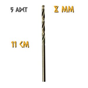 Tyson Metal Ahşap Delici Hss Matkap Ucu 8.0 Mm. - 5 Adet