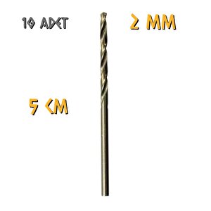 Tyson Metal Ahşap Delici Hss Matkap Ucu 2.0 Mm. - 10 Adet