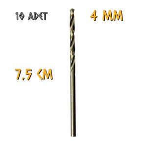 Tyson Metal Ahşap Delici Hss Matkap Ucu 4.0 Mm. - 10 Adet