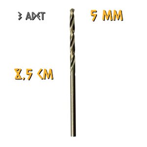 Tyson Metal Ahşap Delici Hss Matkap Ucu 5.0 Mm. - 3 Adet