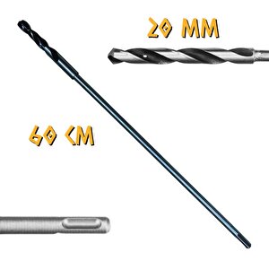 Tyson Kalıpçı Delme Matkap Ucu 60 Cm. - 20 Mm.