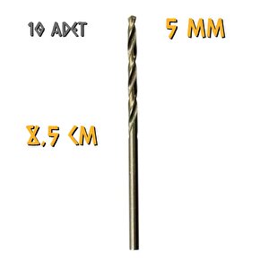 Tyson Metal Ahşap Delici Hss Matkap Ucu 5.0 Mm. - 10 Adet