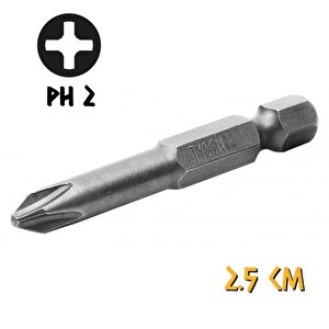 Tyson Bits Uç Seti 3 Parça - Ph2 - Pz2 - Ph2 Stoplu - 2.5 Cm.