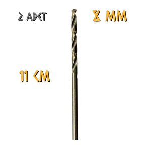 Tyson Metal Ahşap Delici Hss Matkap Ucu 8.0 Mm. - 2 Adet