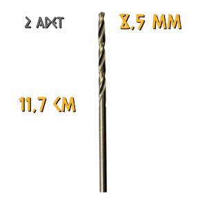 Tyson Metal Ahşap Delici Hss Matkap Ucu 8.5 Mm. - 2 Adet
