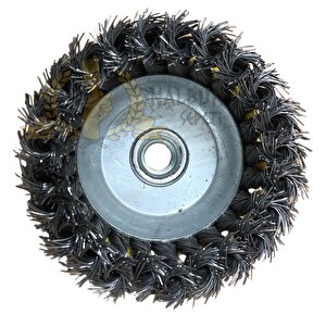 Çanak Tel Fırça Burgulu 65 Mm.
