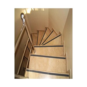 Kupa Kaydırmaz Bant Sarı-siyah Merdiven Zımparası - 25 Mm X 15 Mt